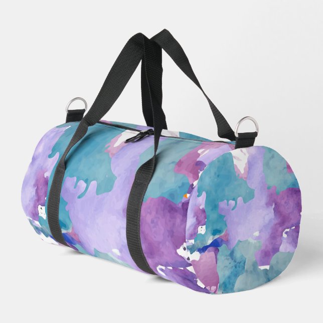 Sac De Sport bleu camouflage (Coin gauche)
