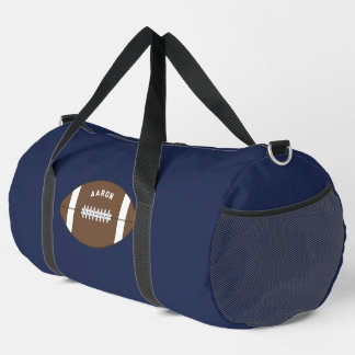 Sac de sport bleu classique pour football américai