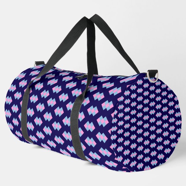 Sac De Sport Bleu Diamant Grand (Coin gauche)