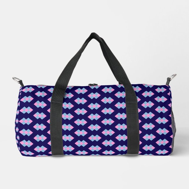 Sac De Sport Bleu Diamant Petit (Recto)
