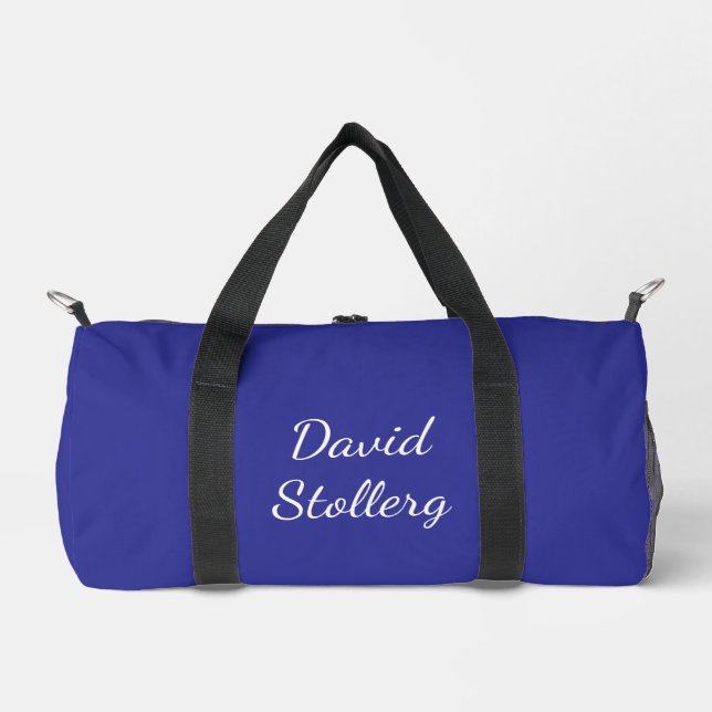 Sac De Sport Bleu et blanc élégant  (Recto)