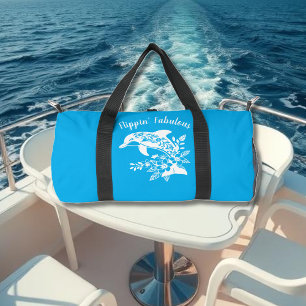 Sac De Sport Bleu fabuleux de Hawaiian Dolphin Flippin