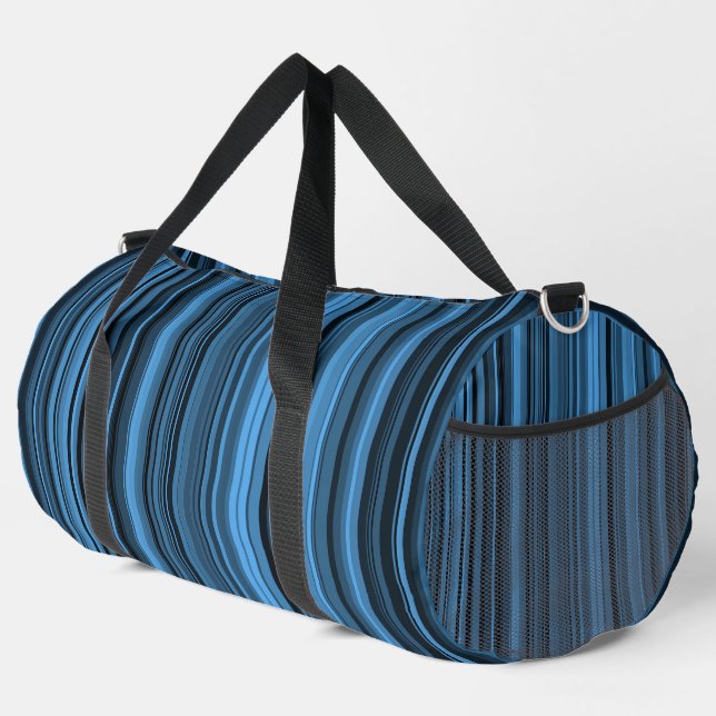 Sac De Sport Bleu - Grandes noires (Coin droit)