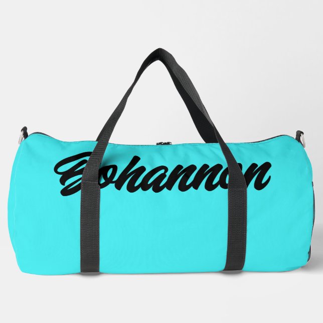 Sac De Sport Bleu personnalisé (Recto)