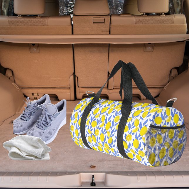 Sac De Sport Bleus Citrons Méditerranée (Créateur téléchargé)