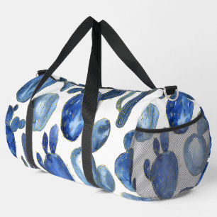 Sac De Sport Blue Cactus Gold White Desert Fun