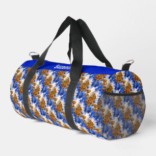 Sac De Sport Blue Sky Clouds Abstrait Motif personnalisé