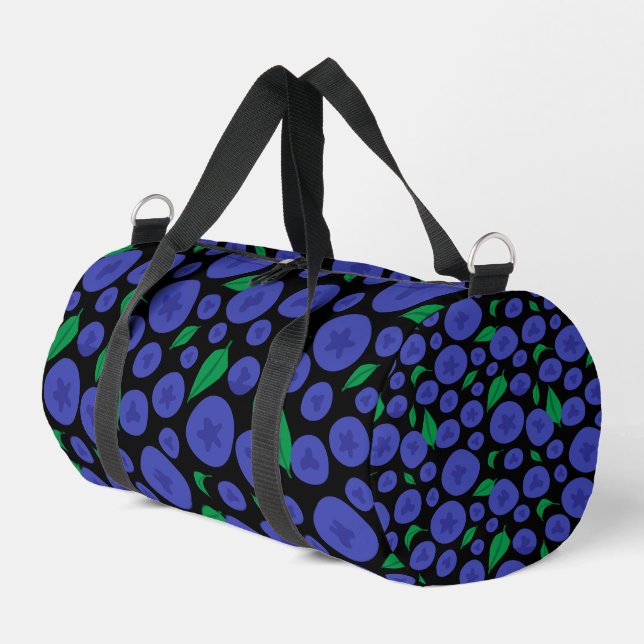Sac De Sport Blueberries Motif sans faille (Coin gauche)
