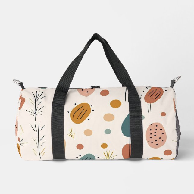Sac De Sport Boho Abstrait Retro Moderne Collection (Recto)