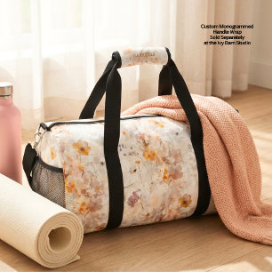 Sac De Sport Boho Floral Aquarelle