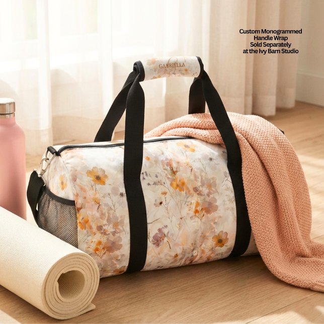 Sac De Sport Boho Floral Aquarelle (Créateur téléchargé)