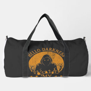 Sac De Sport Bonjour obscurité, vieil ami, faucheur, lune orang