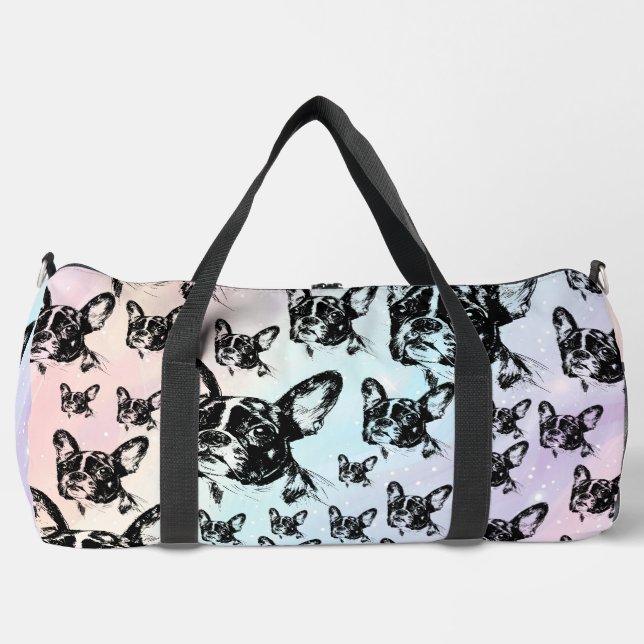 Sac De Sport Boston Terrier Dog Design d'art chic (Recto)
