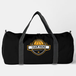 Sac De Sport Bouclier noir de basketball