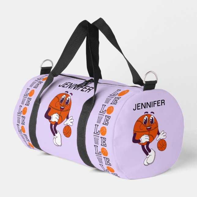 Sac De Sport Boules de basket, Joueur de basket, Équipe, Cadeau (Coin gauche)