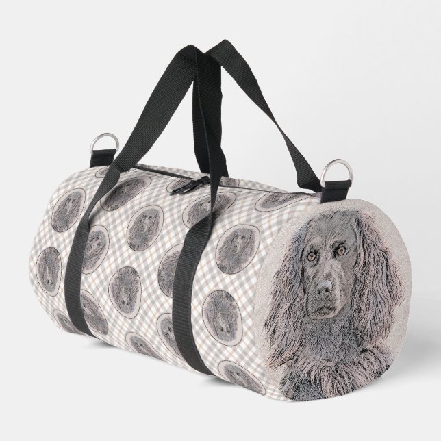 Sac De Sport Boykin Spaniel Peinture Little Brown LBD Dog Art (Coin gauche)