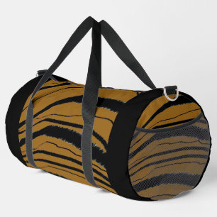 Sac De Sport Brown + Bande d'animal noir Sport sportif Voyage