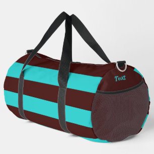 Sac De Sport Brown et Aqua