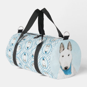 Sac De Sport Bull Terrier Peinture Blanc Anglais mignon Chien A