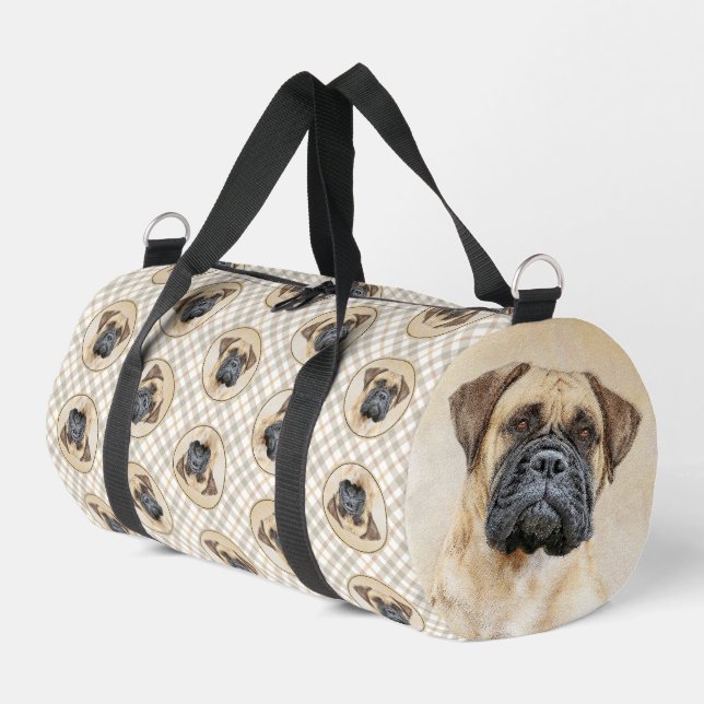 Sac De Sport Bullmastiff Peinture Fawn Red Sable mignon Chien A (Coin gauche)