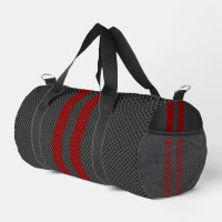 Burgundy Red Carbon Fibres Stripes