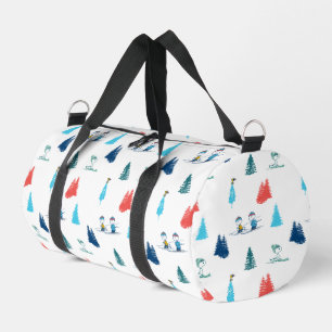 Sac De Sport cacahuètes   Ski d'hiver Motif des pistes