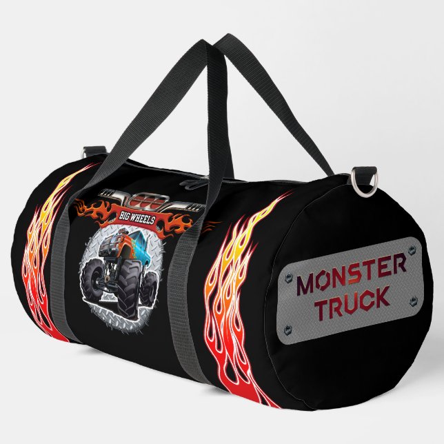 Sac De Sport Camion monstre de dessin animé (Coin gauche)