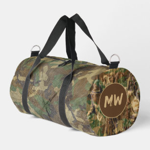 Sac De Sport Camouflage Camo Chasse Pêche Monogramme