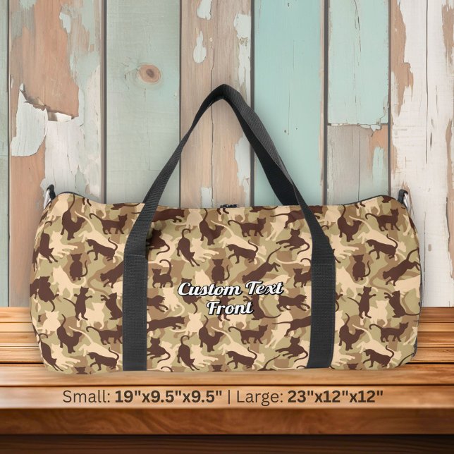 Sac De Sport Camouflage du désert des chats (Créateur téléchargé)
