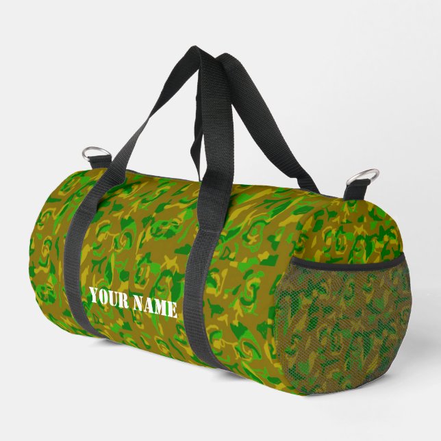 Sac De Sport Camouflage forestier (Coin droit)