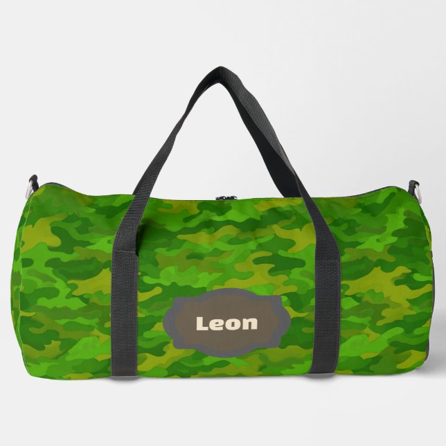 Sac De Sport Camouflage Forêt de Pins (Recto)