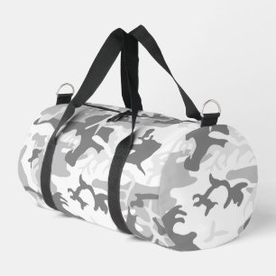Sac De Sport Camouflage gris neige d'hiver, Militaire, Armée