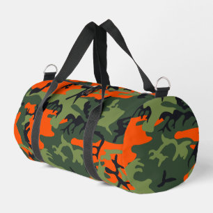 Sac De Sport Camouflage orange et vert, Militaire, Armée
