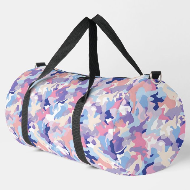 Sac De Sport Camouflage Purple Pastel (Coin gauche)