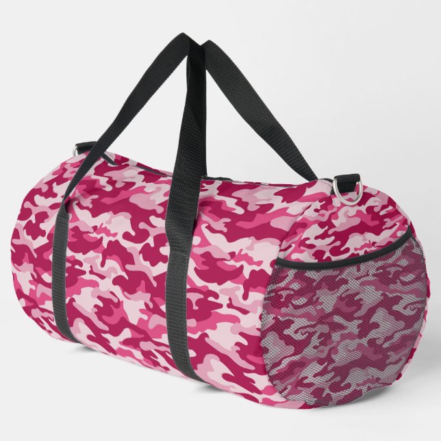 Sac De Sport Camouflage rose (Coin droit)