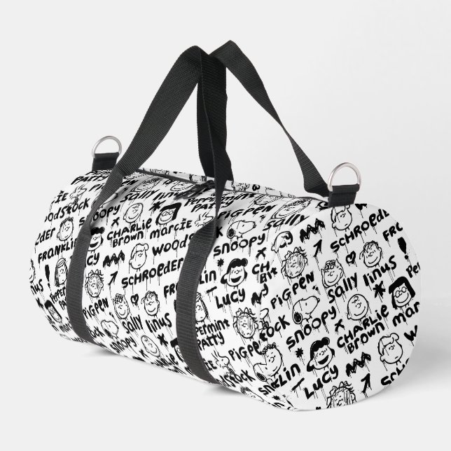 Sac De Sport Caractères arachide Motif Graffiti (Coin gauche)