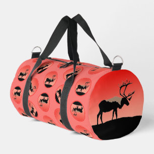 Sac De Sport Caribou au coucher du soleil - Art original de la