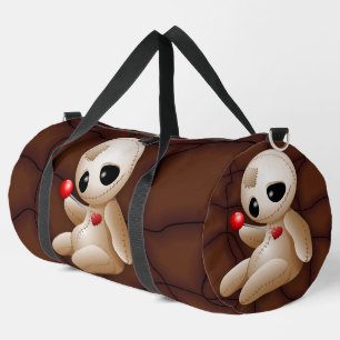 Sac De Sport Caricature de poupée vaudou en amour