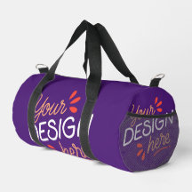 Carré graphique violet avec orange ludique
