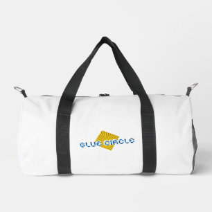 Sac De Sport Carré Jaune avec poutres et texte Pixel opposé