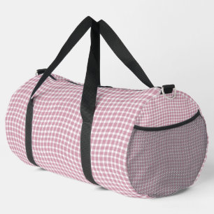 Sac De Sport Carreaux à carreaux à motif uni rose blanc