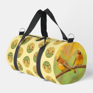 Sac De Sport Cèdre cirage Paire Peinture originale Oiseau sauva