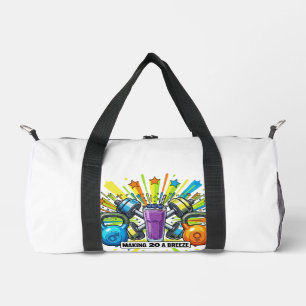 Sac De Sport Célébration de smoothie de fitness personnalisable