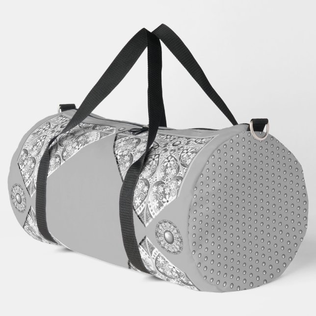 Sac De Sport Céramique gris dentelle (Coin gauche)