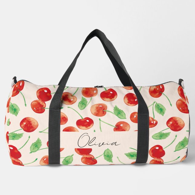 Sac De Sport Cerises rouges sucrées (Recto)