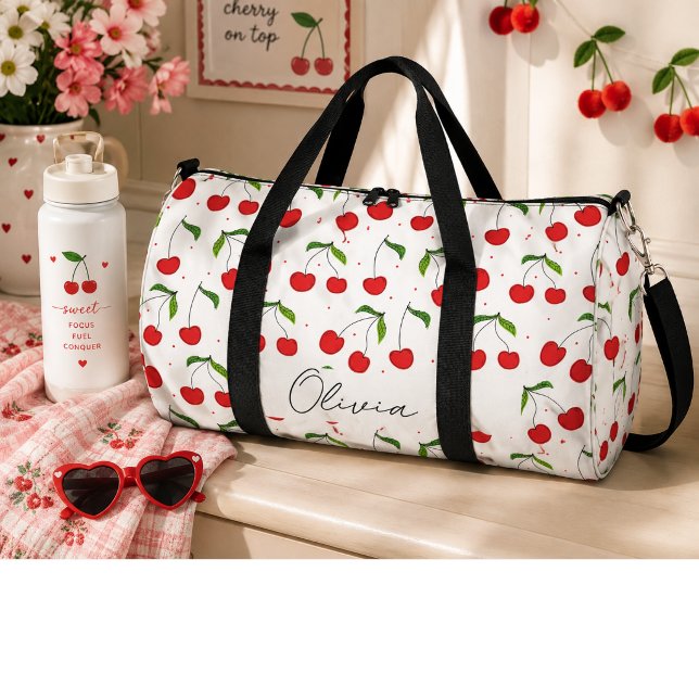 Sac De Sport Cerises rouges sucrées (Créateur téléchargé)