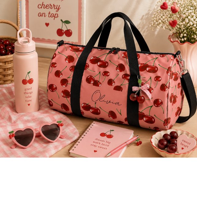 Sac De Sport Cerises rouges sucrées  (Créateur téléchargé)