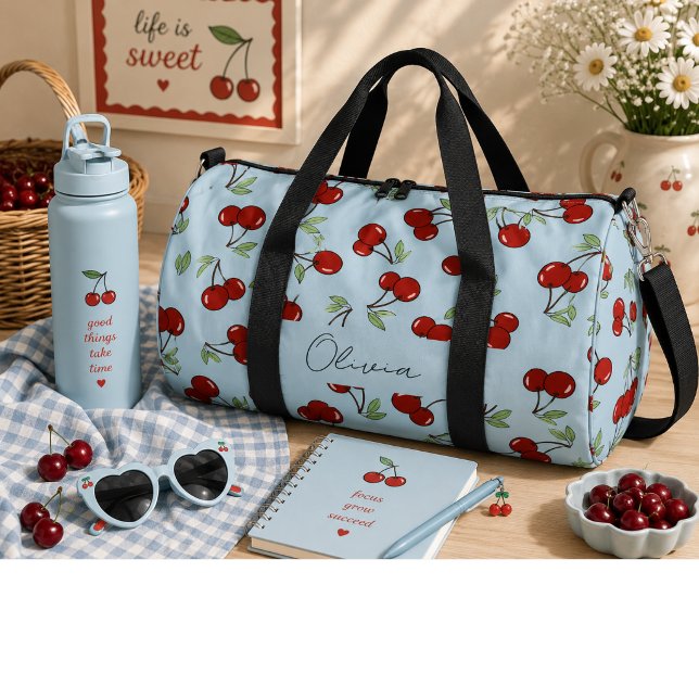 Sac De Sport Cerises rouges sucrées  (Créateur téléchargé)