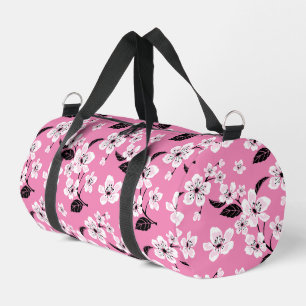 SAC DE SPORT CERISIER EN FLEURS - MOTIF SAKURA EN ROSE CLAIR