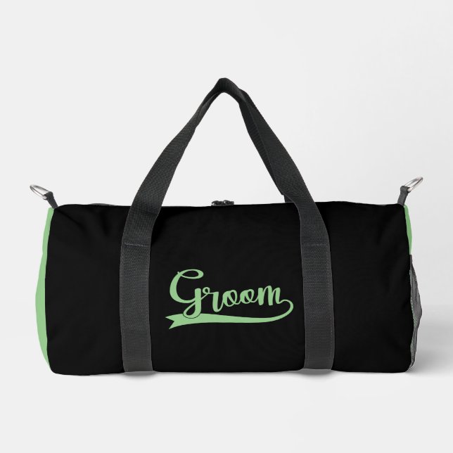 Sac De Sport CHAMBRE Vert Noir (Recto)